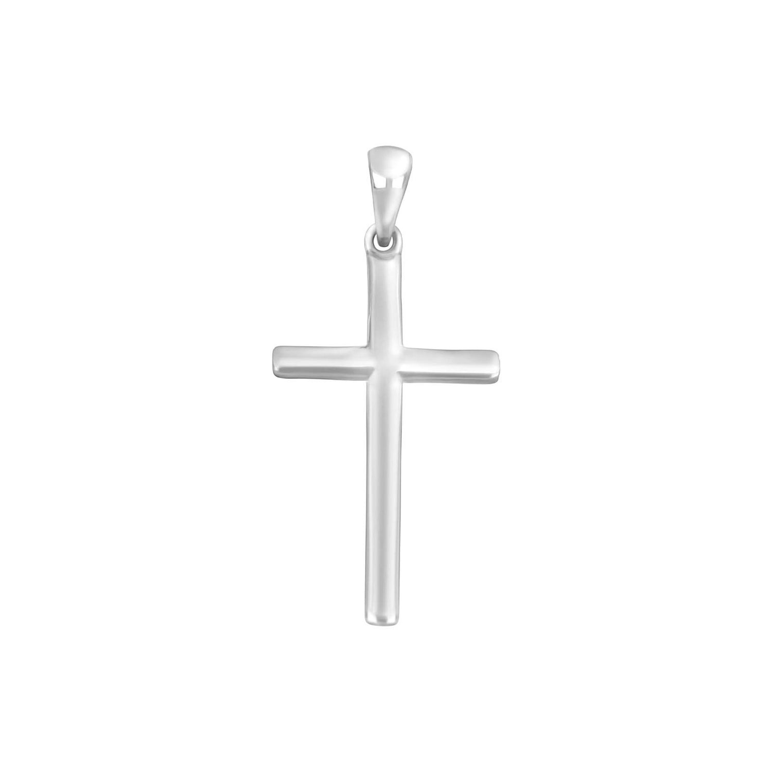 Rhod. Silber Kreuz 25mm