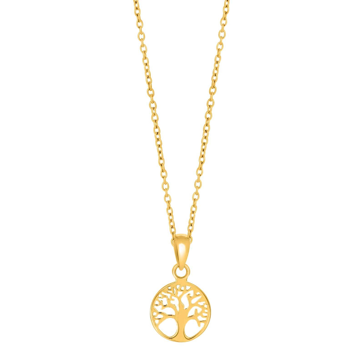 Goldp. silver pendant tree of life incl. chain
