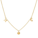 Forgyldt sølv halskæde UNIVERSE52