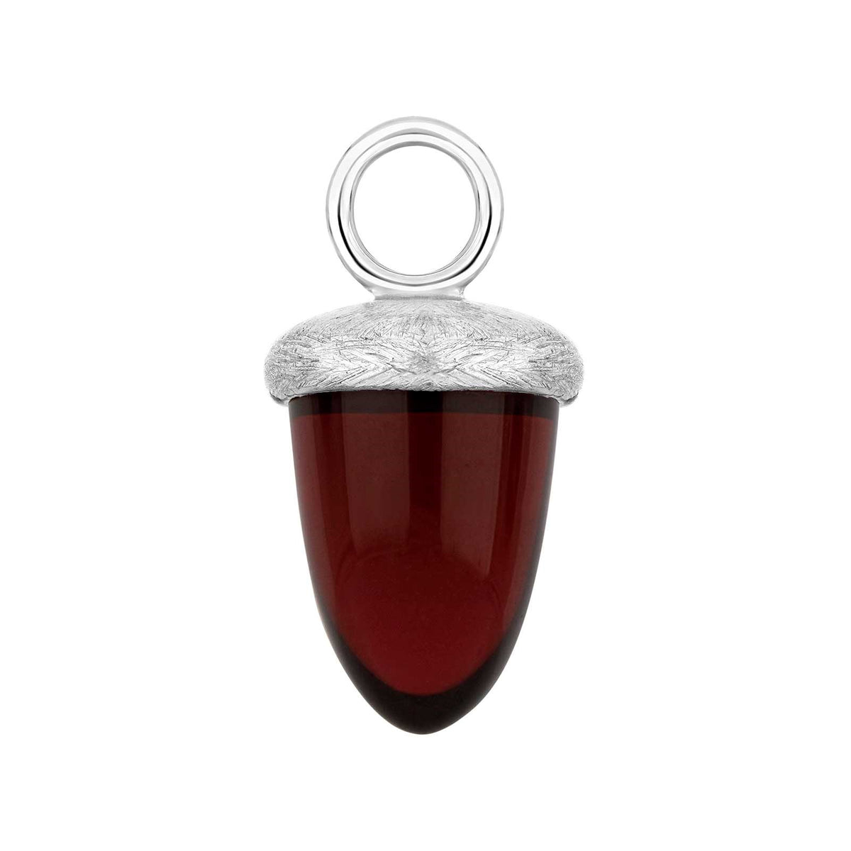 Kvartsglas agern form - mat