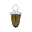 Quarzglas Eichelform - matt