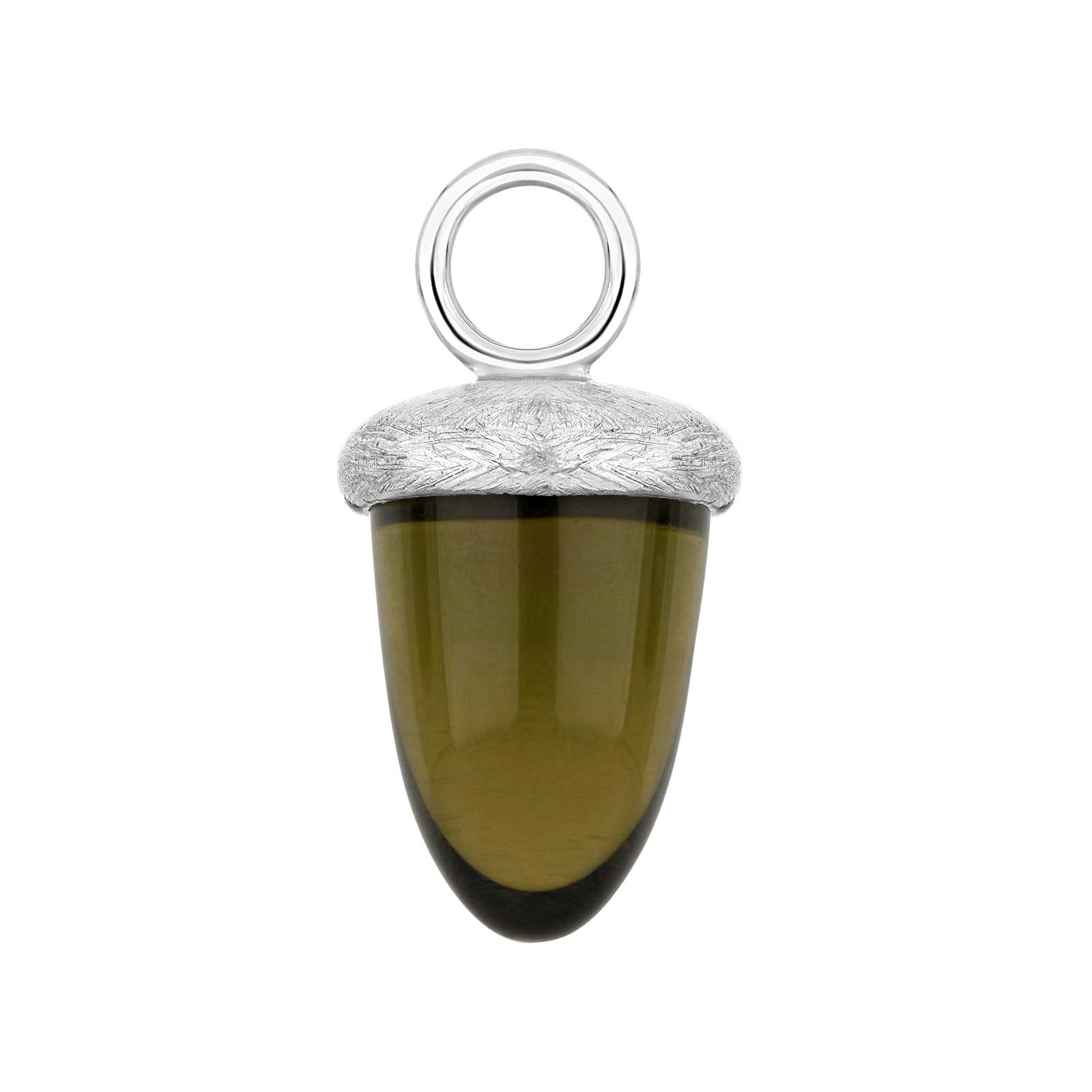 Quarzglas Eichelform - matt