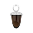 Quarzglas Eichelform - matt