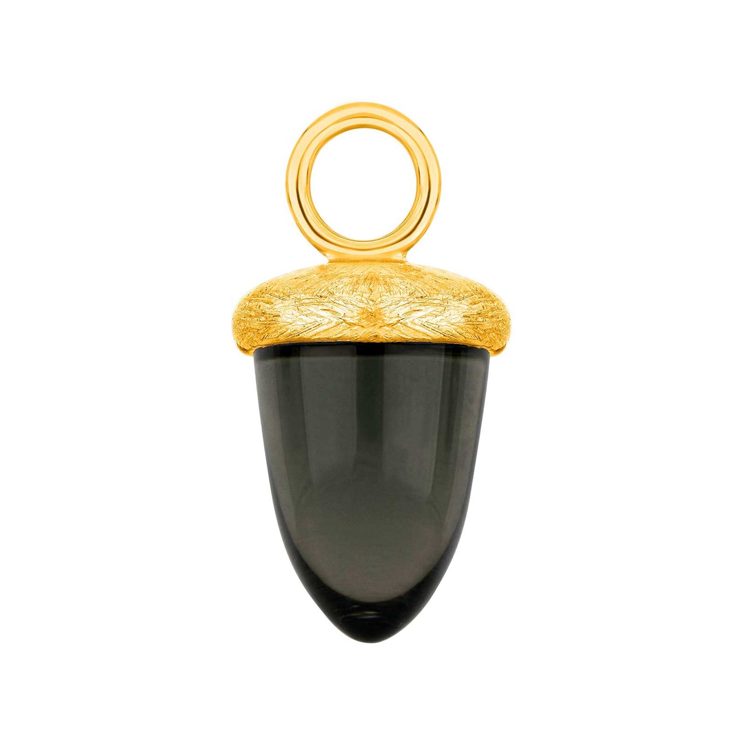 Quarzglas Eichelform - matt - 91 / Vergoldet
