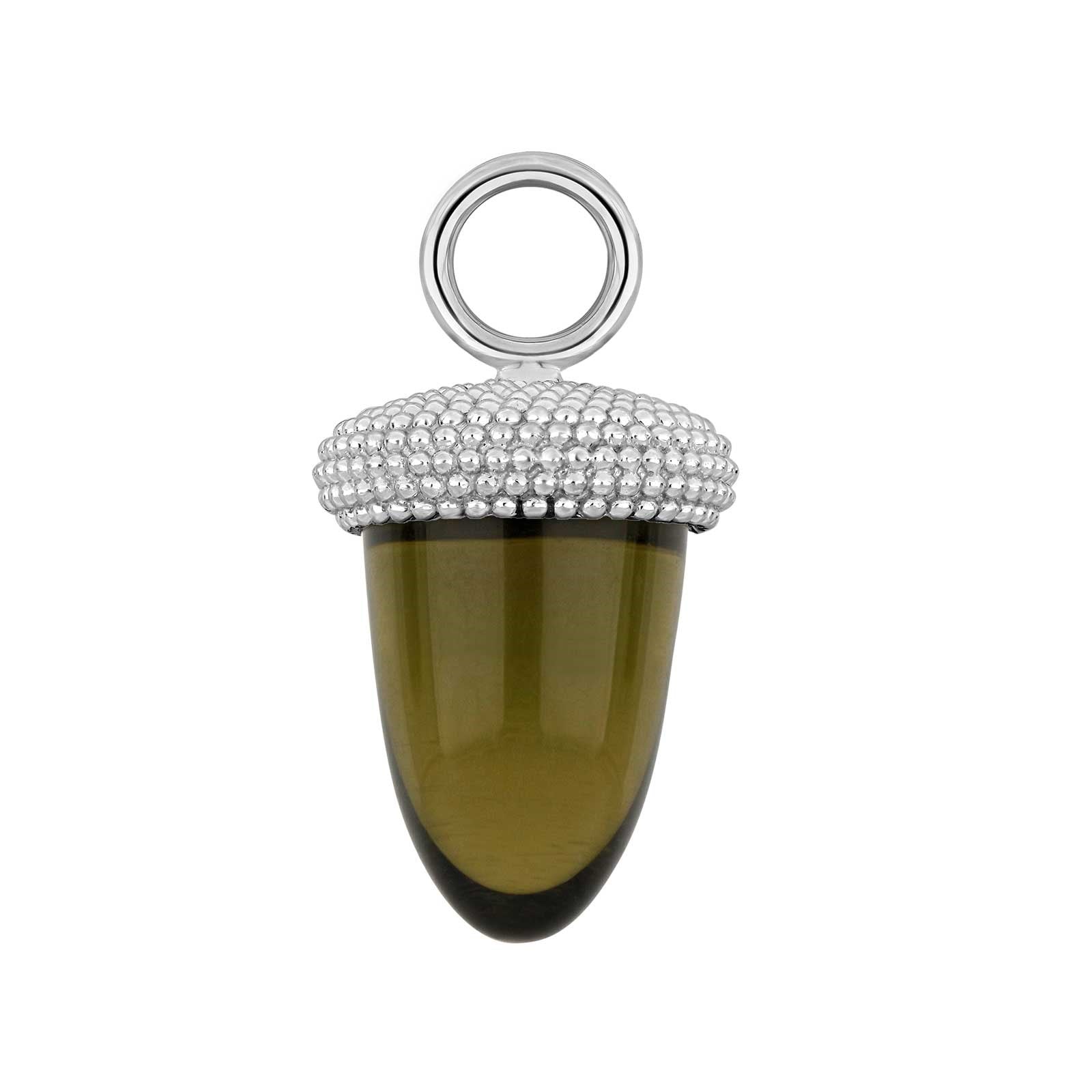 Quarzglas in Eichelform