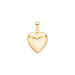 8 carat gold heart 14mm