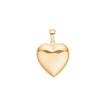 8ct. gold heart 16mm
