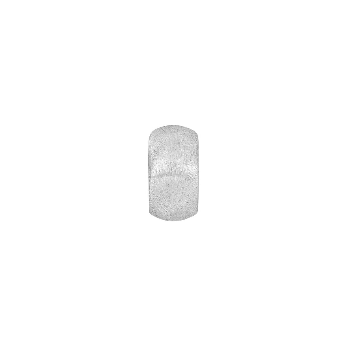 Sølv mat system-vedhæng 13x8mm