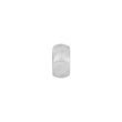 Silver matt system pendant 13x8mm