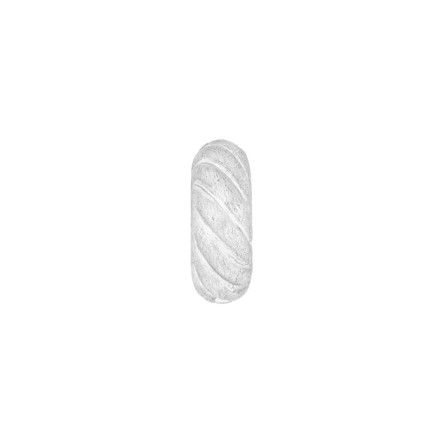 Silber matt Systemanhänger 6x16mm - Vergoldet