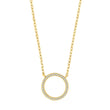 Circle pendant ANNANOR w/ chain