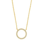 Circle pendant ANNANOR w/ chain