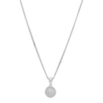 Silber rhodinierte Halskette AMOLANOR