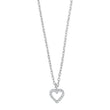 Silver pendant AIDANOR heart 8mm