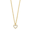 Silver pendant AIDANOR heart 8mm