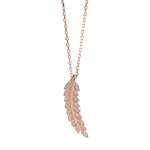 Rosegold-plated silver necklace ALEXANOR