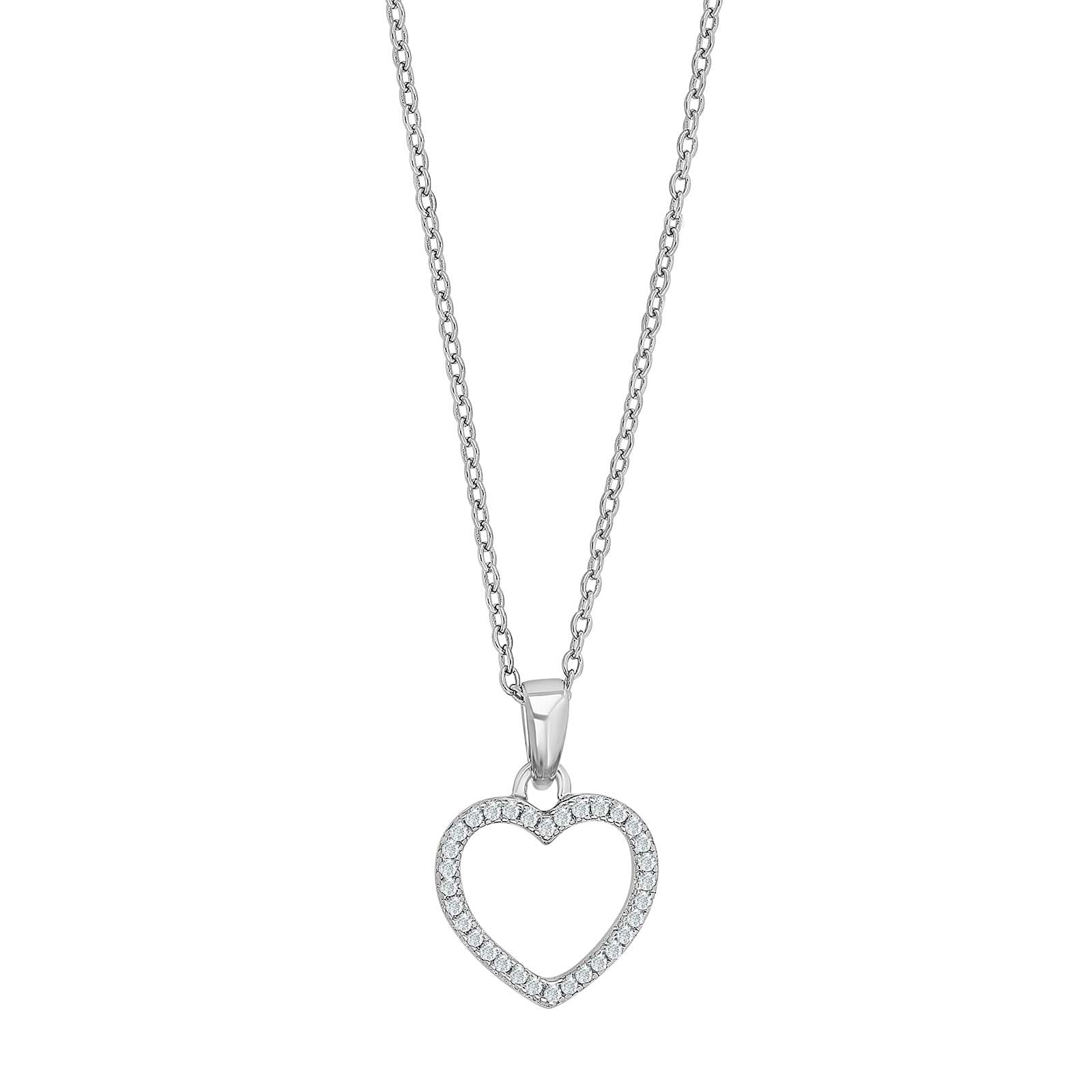 Silver pendant AIDANOR 11mm 42+3cm