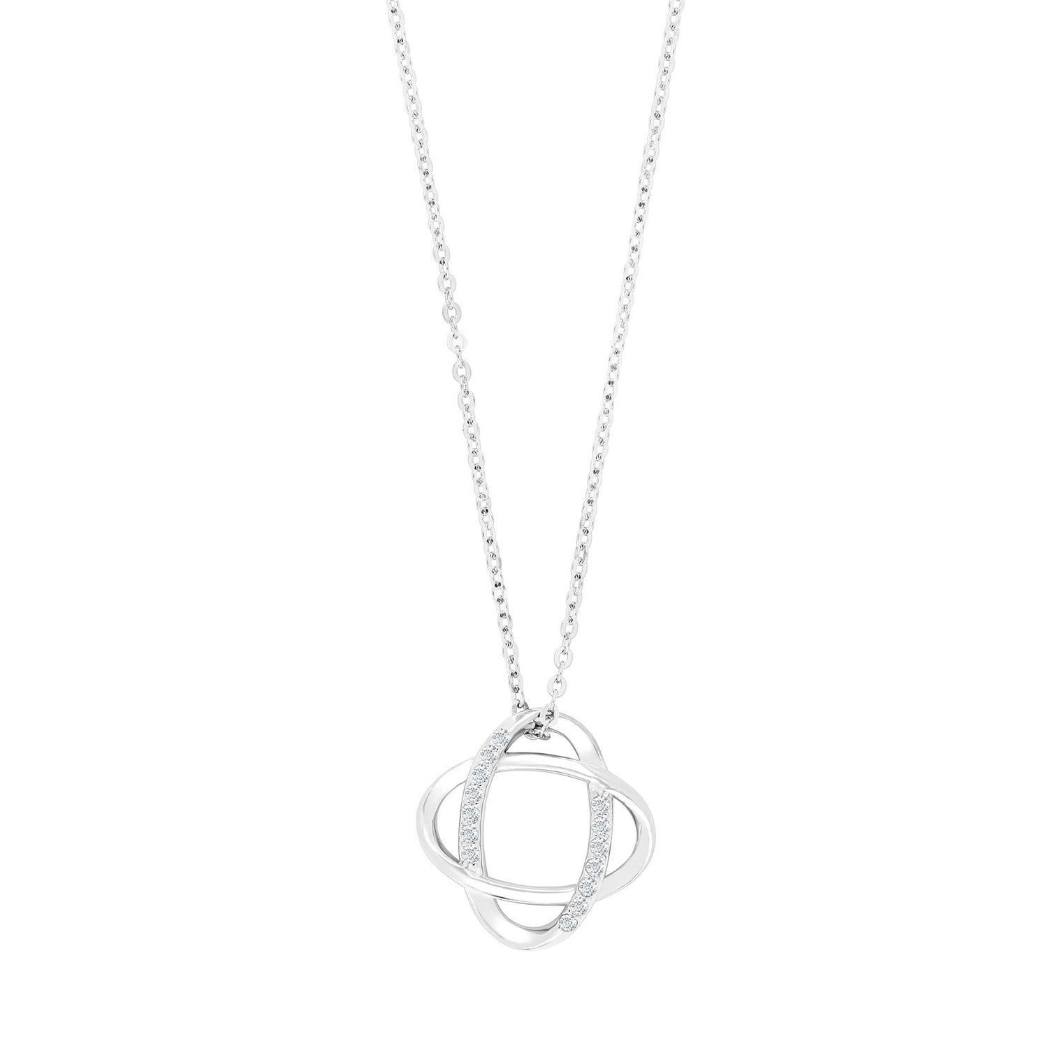 Rhd. Silver necklace
