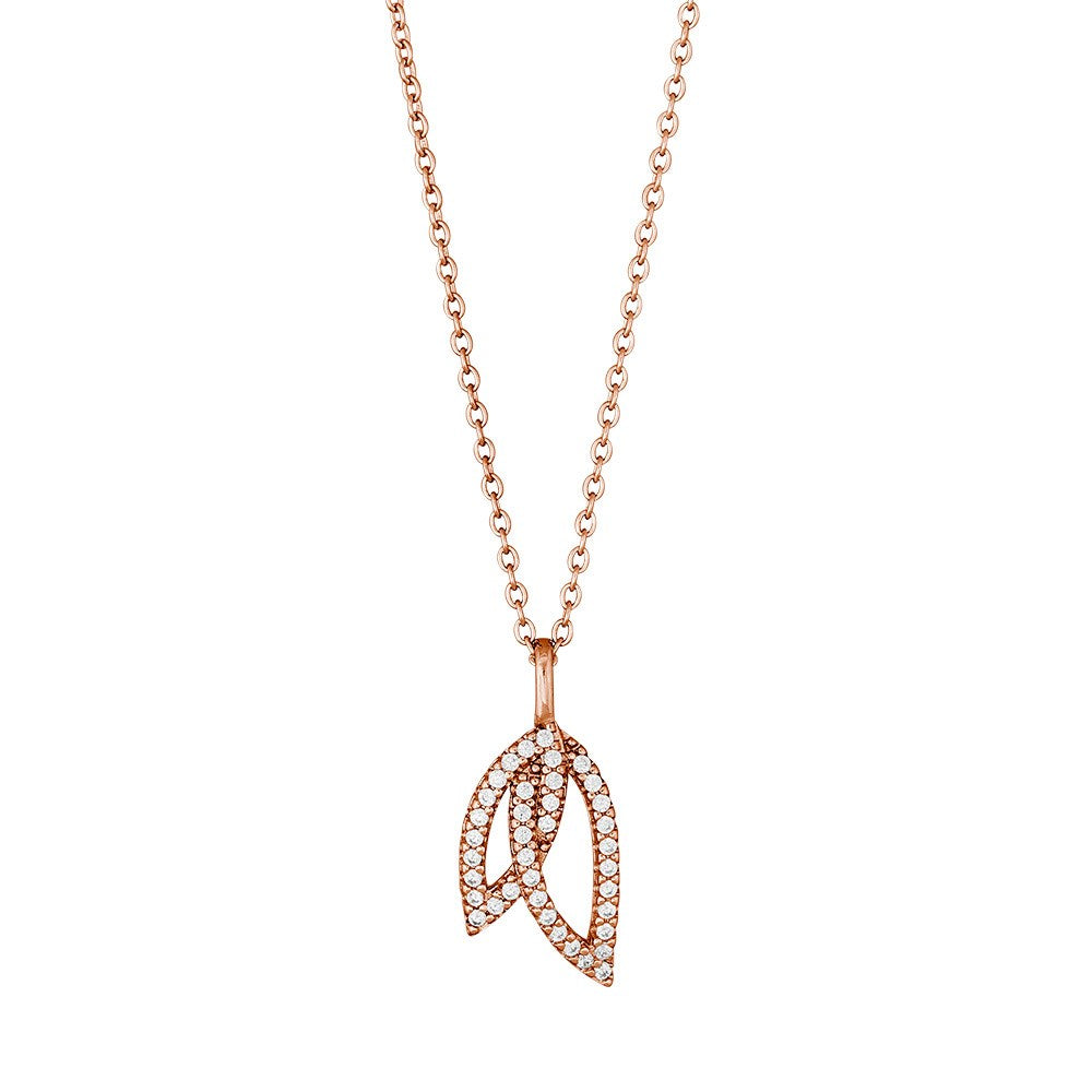 Rose gold plated necklace DORITANOR