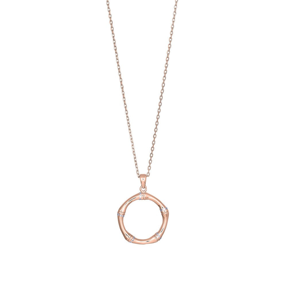 Rose gold necklace FLORINANOR 19mm 42+3cm