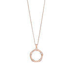 Rose gold necklace FLORINANOR 19mm 42+3cm