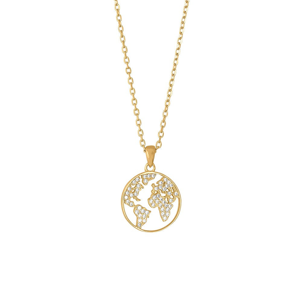 Silver pendant ETTANOR 15mm 42+3cm