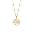 Silver pendant ETTANOR 15mm 42+3cm