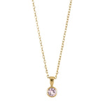 Gold-plated silver neckl HILDANOR