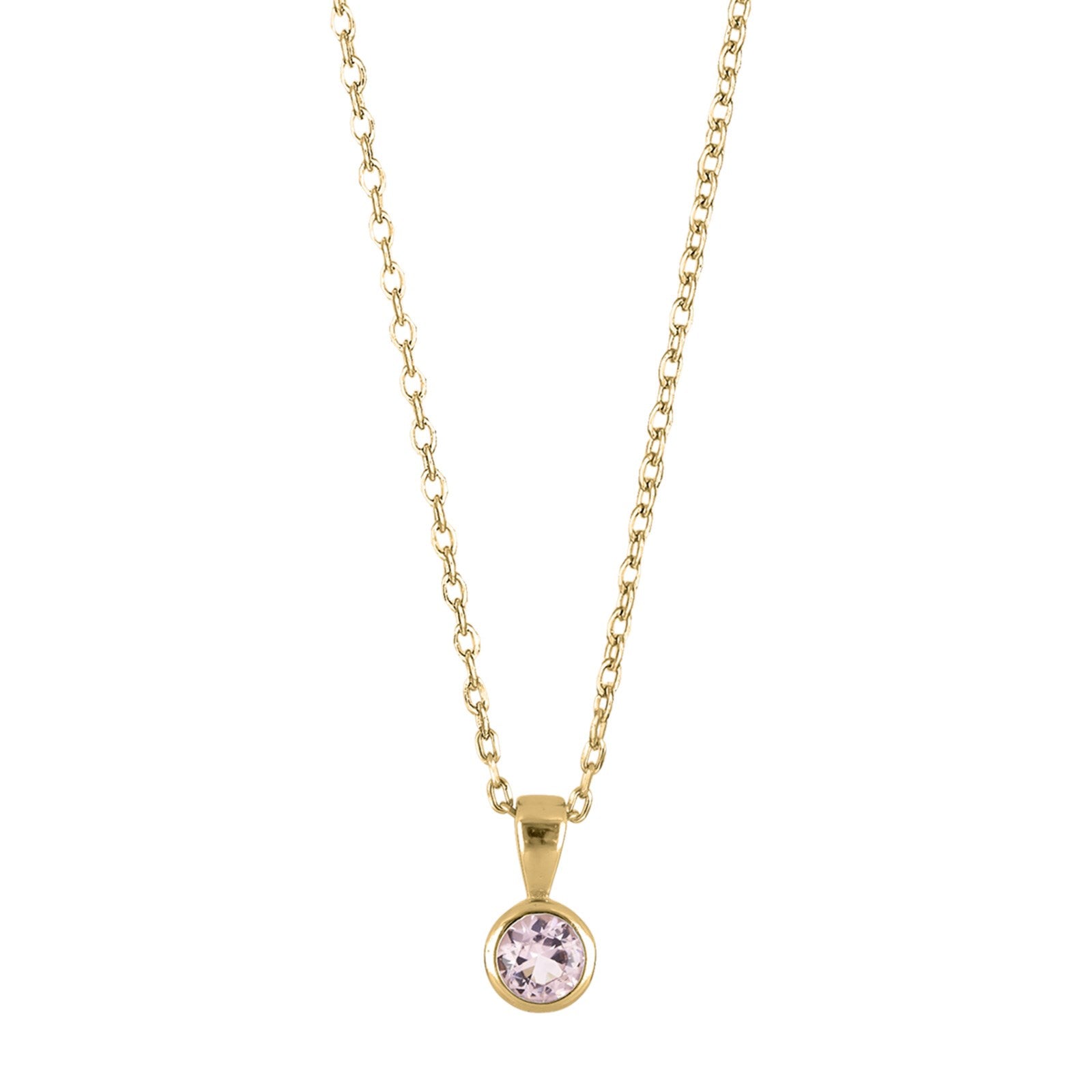 Gold-plated silver neckl HILDANOR