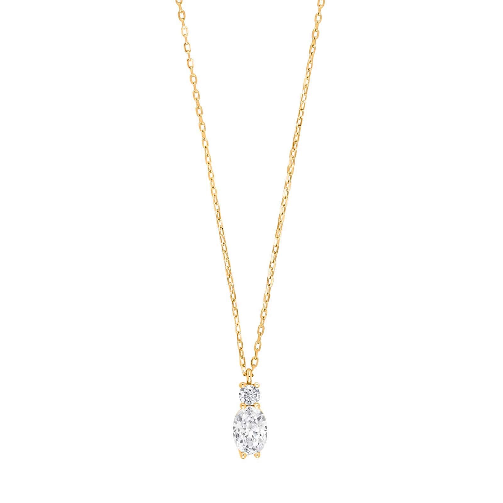 Rhd. Silver necklace KIRANOR