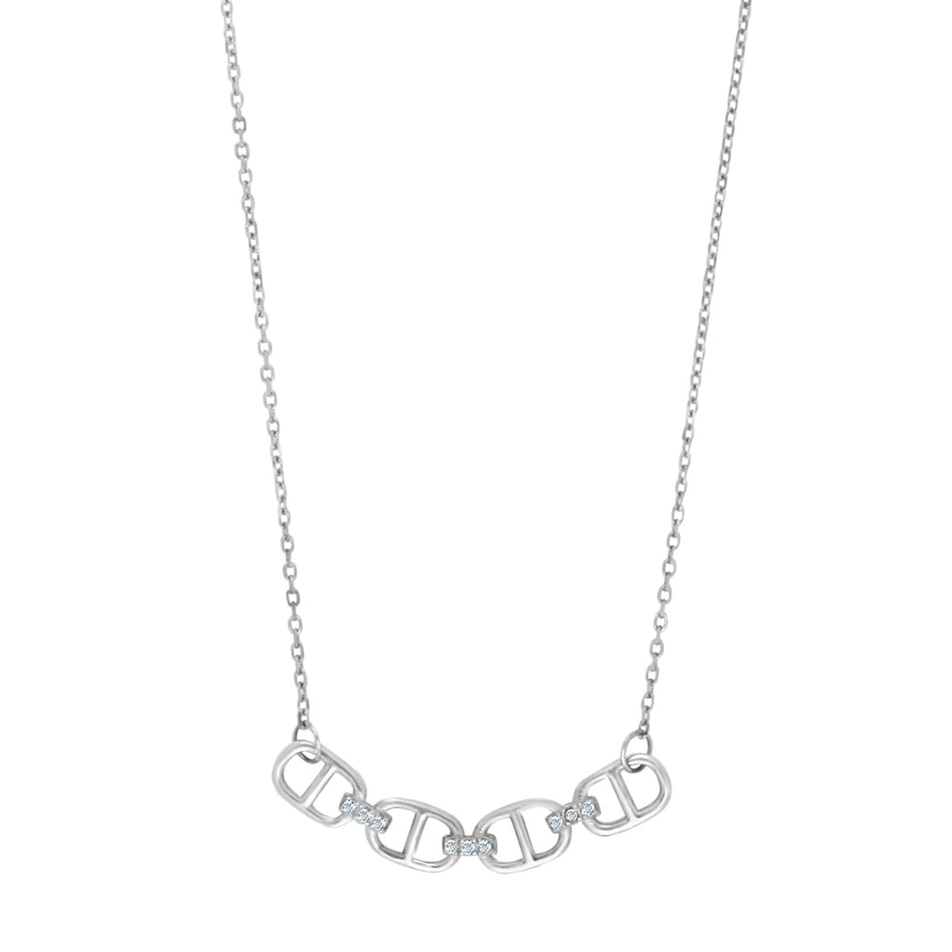 Silver pendant LARANOR - Rhodium plated