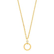 Gold plated silver necklace MARIENOR
