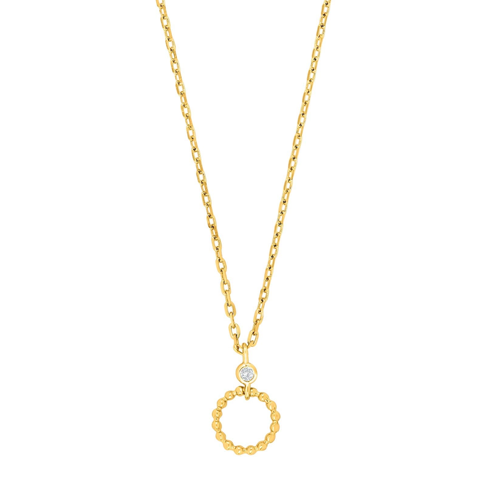 Gold plated silver necklace MARIENOR