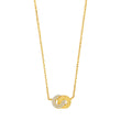 Silver necklace NINANOR