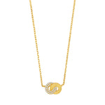 Silver necklace NINANOR