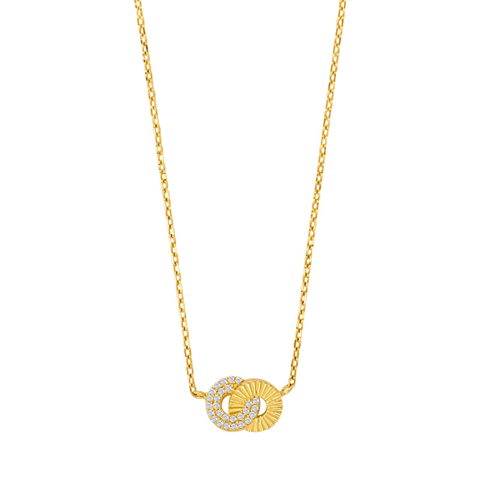 Silver necklace NINANOR