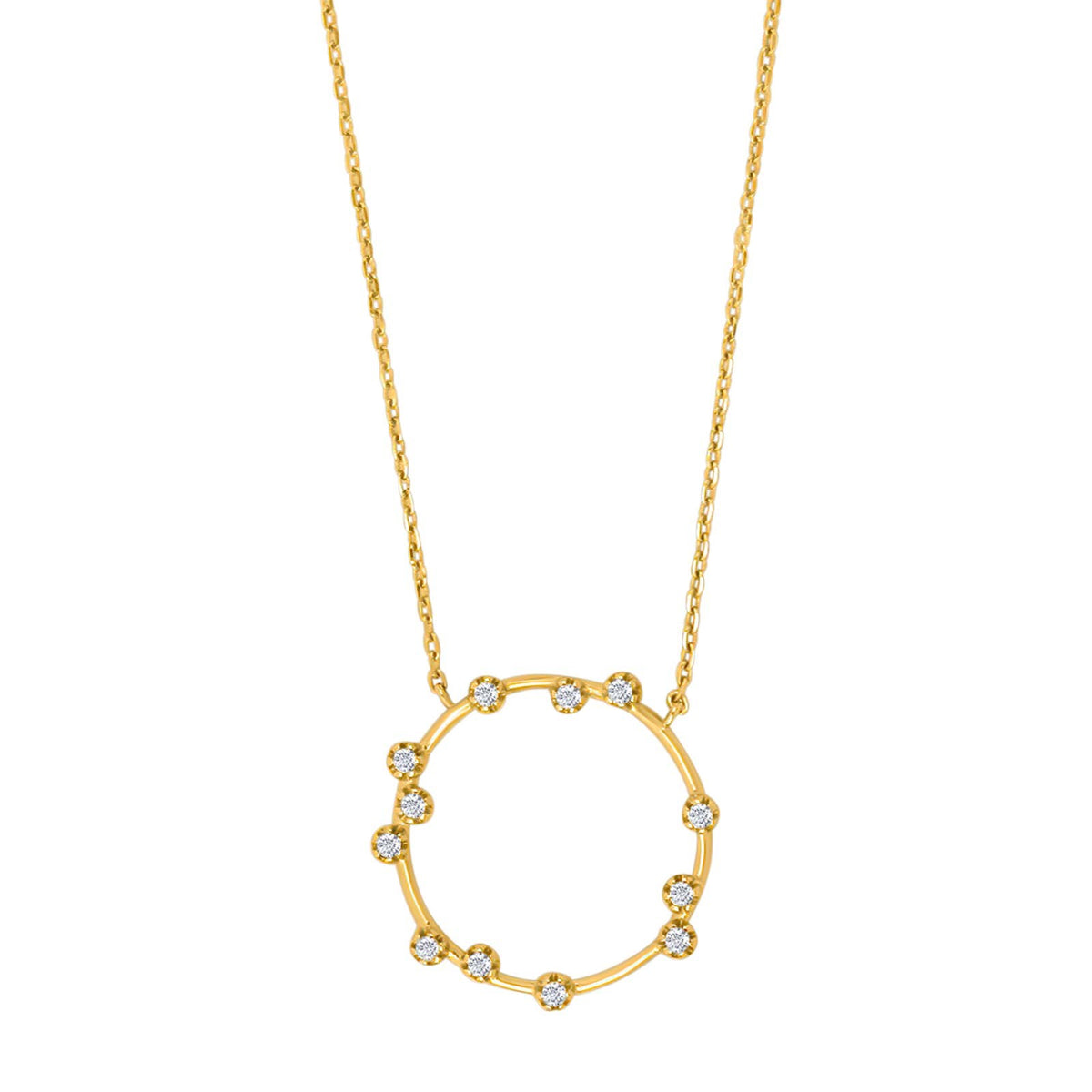 Silver necklace NANANOR - Gold plated