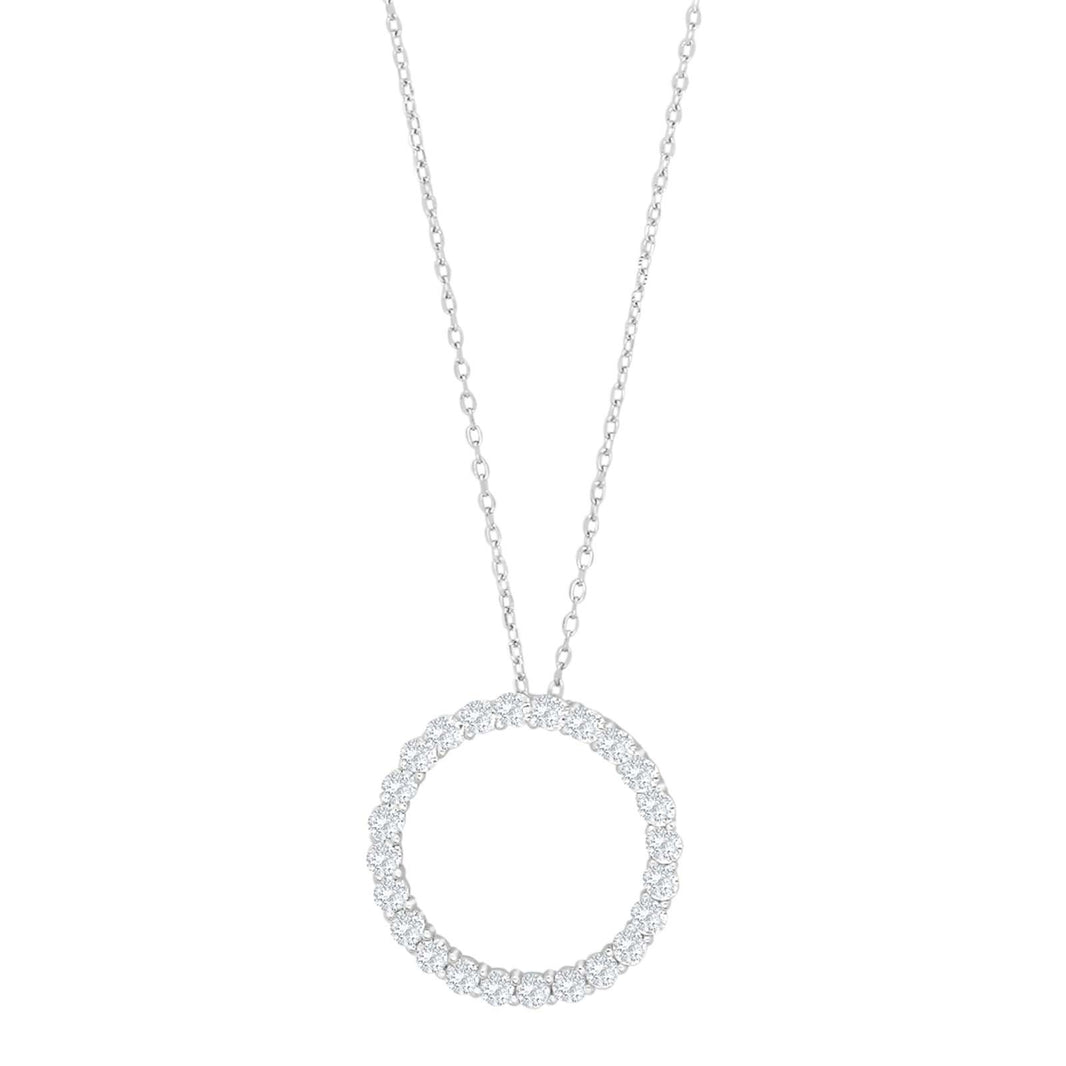 Silberkette Kreis 20mm OBINOR