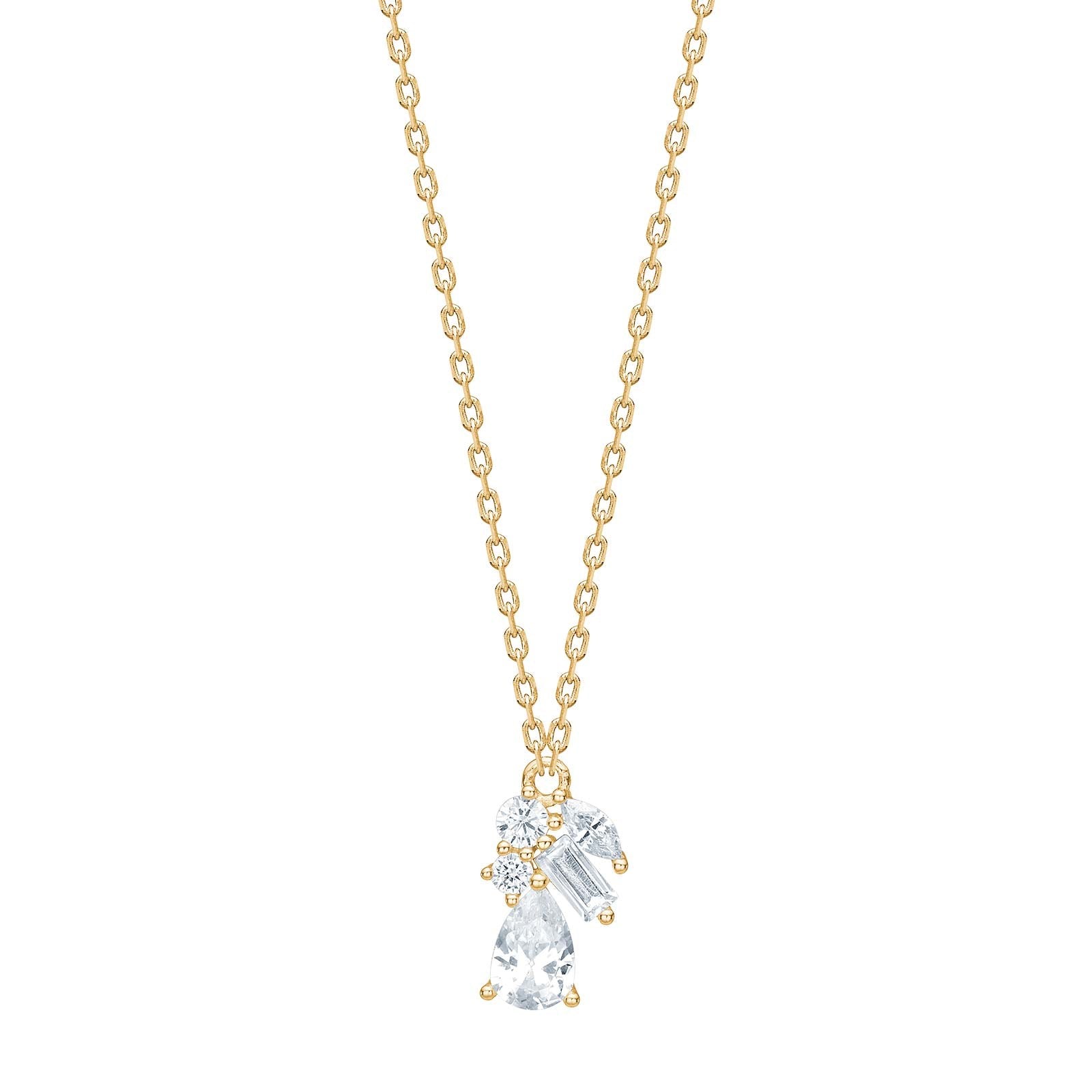 Silver necklace PIANOR
