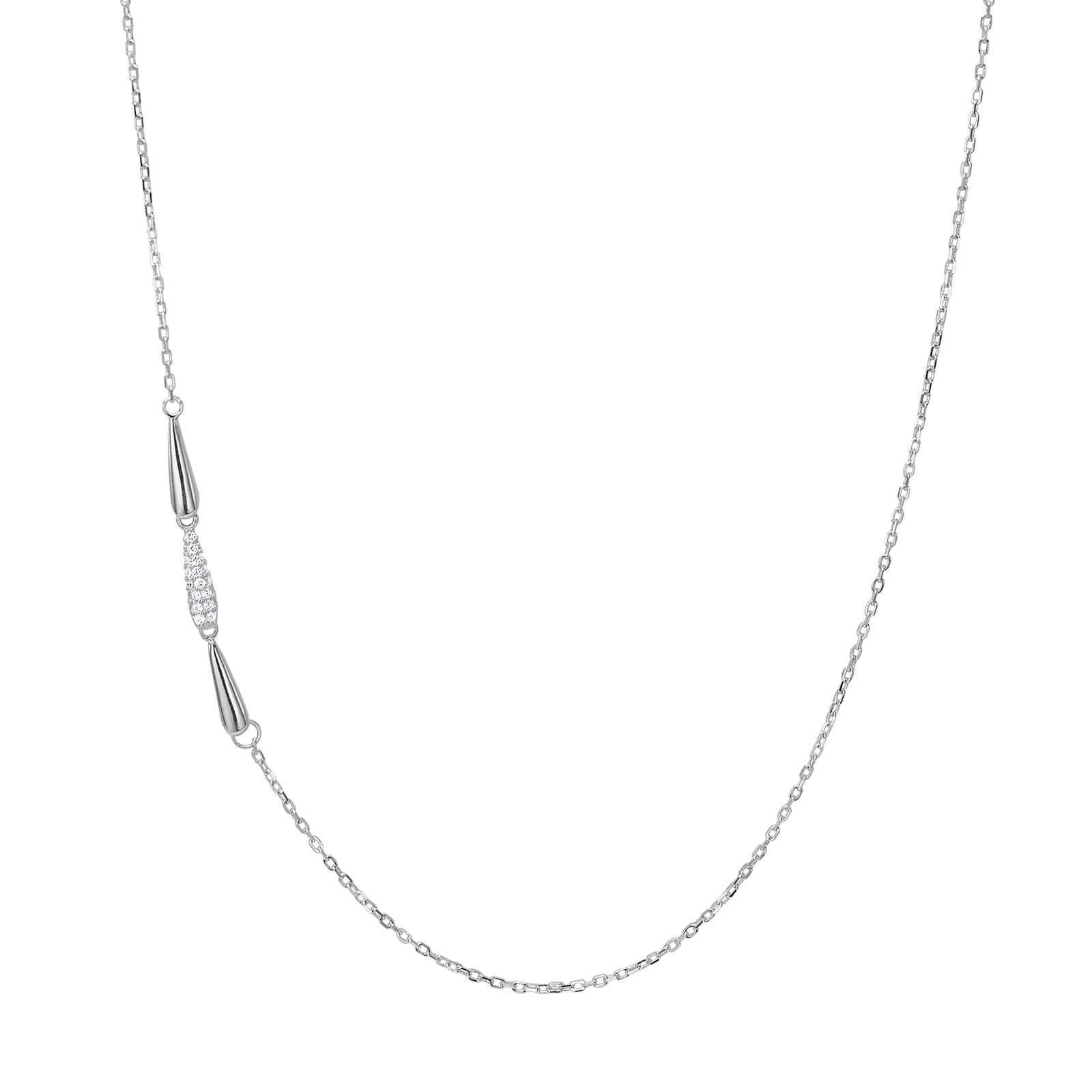 Silver necklace ROMYNOR