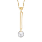 Verg. Silber Halskette PEARLY52