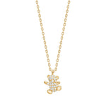 Goldp. silver necklace teddy bear w/cz