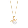 Silver necklace BOW52