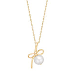 Silver necklace BOW52