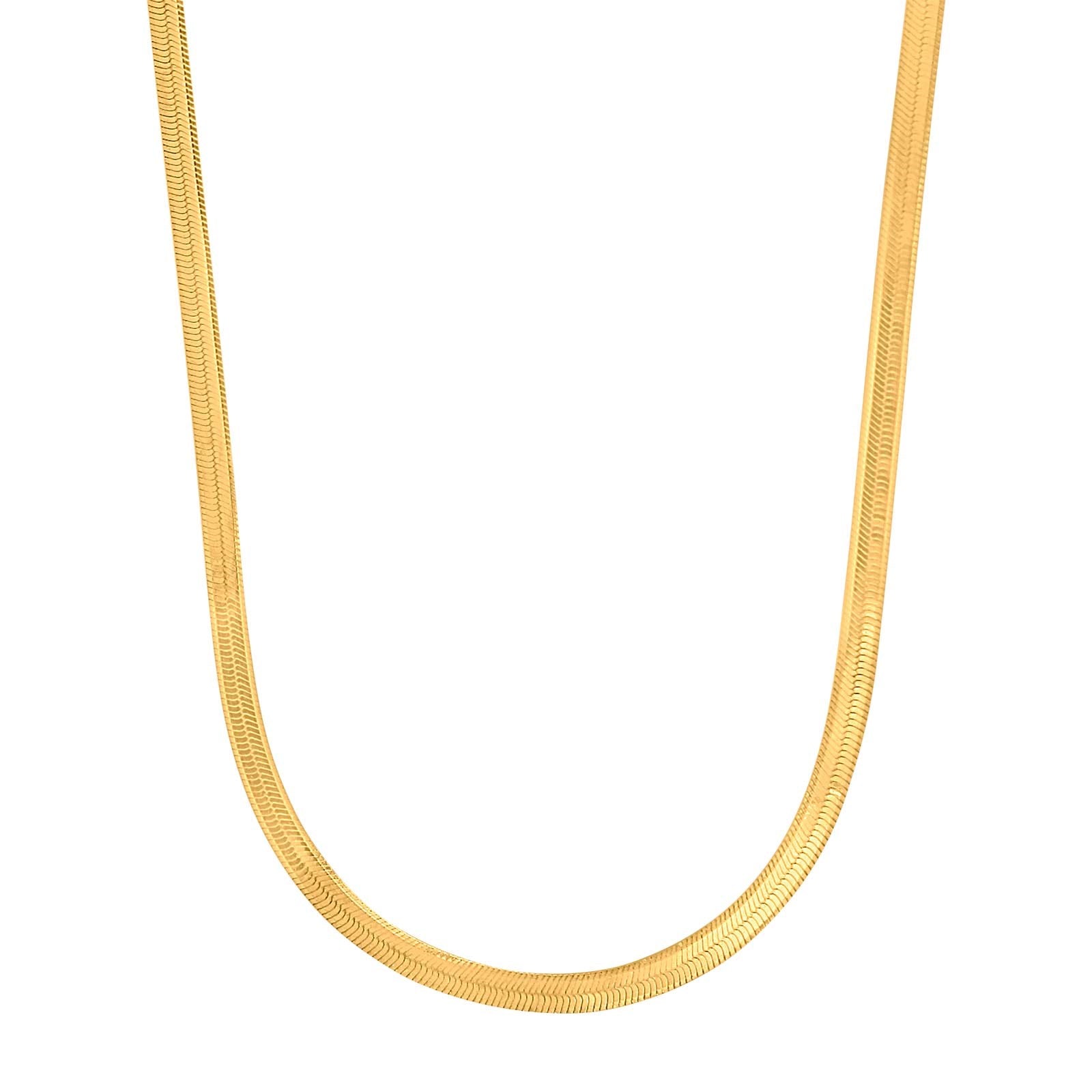 Silver necklace FLAT52