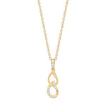 8kt. Gold Anhänger m. cz