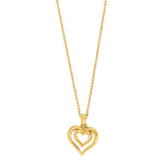 14ct. gold pendant heart