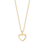 14kt. Gold Anhänger m. 0,018ct W/SI