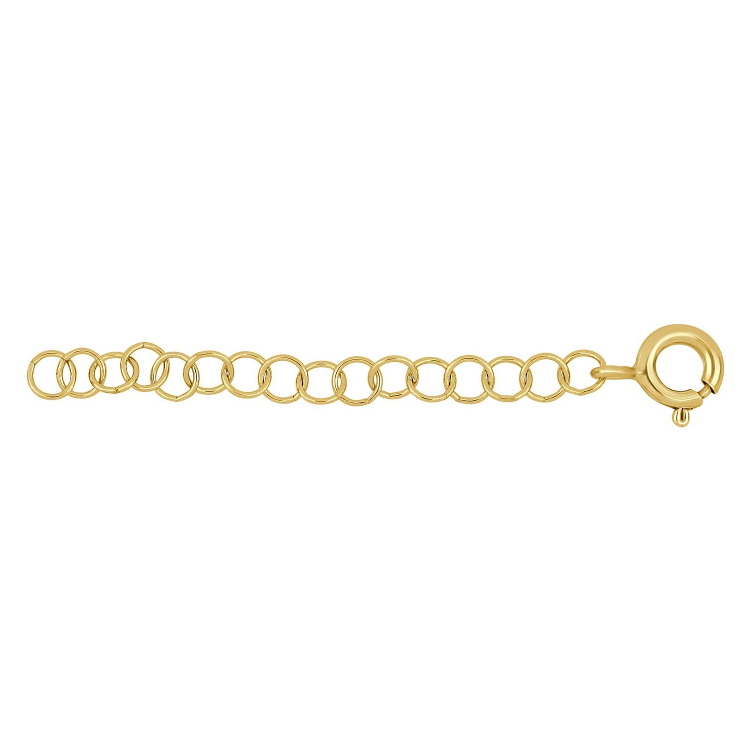 Goldp. silver extension piece 5 cm