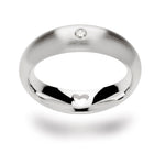 925/- Ring, Brillant 0,03ct W-SI matt